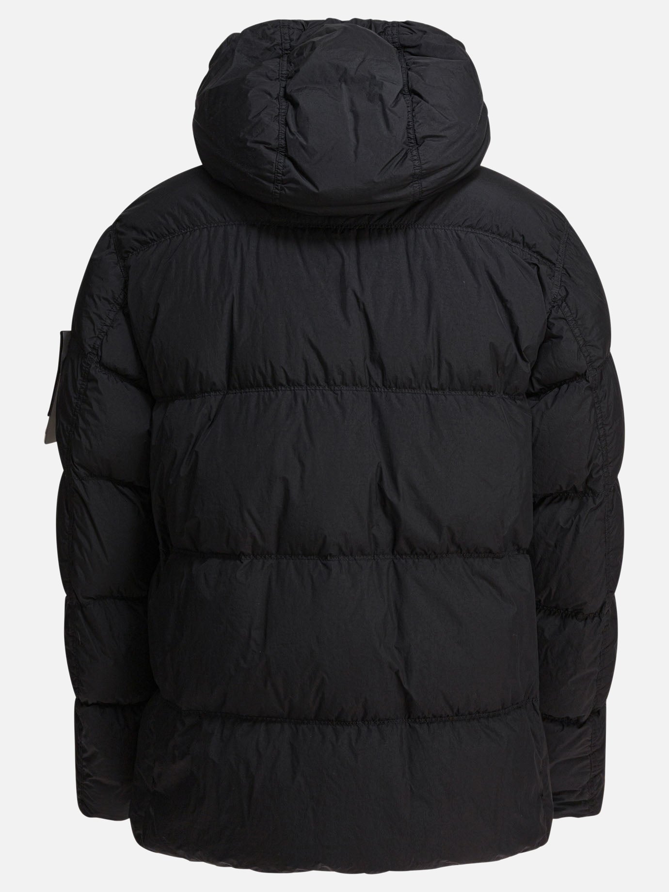 Piumini corti Logo  Nero - Stone Island Uomo | PDP | VIETTI Online Store | thumbnail_2