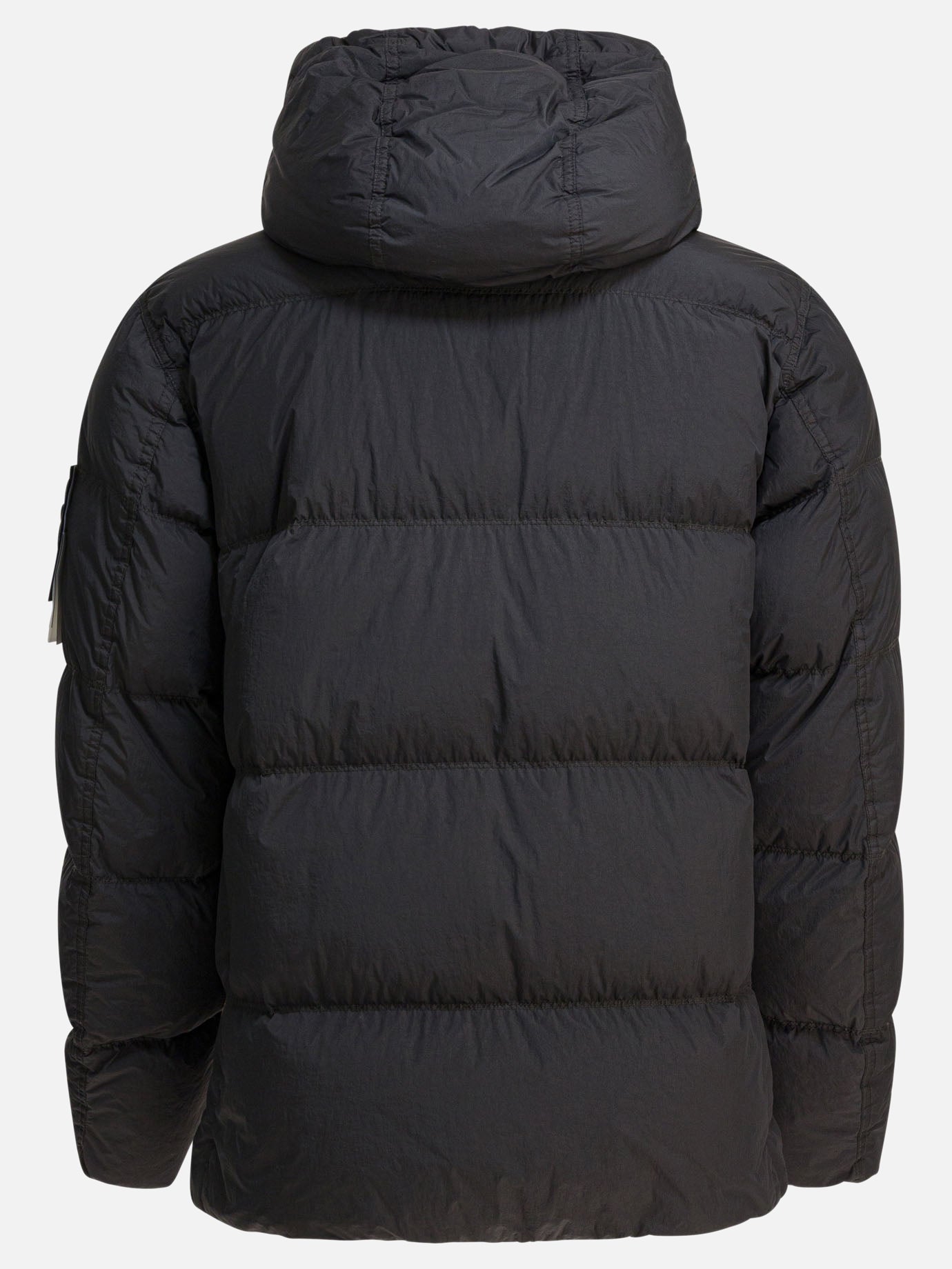 Piumini corti Logo  Grigio - Stone Island Uomo | PDP | VIETTI Online Store | Zoom-Modal_2
