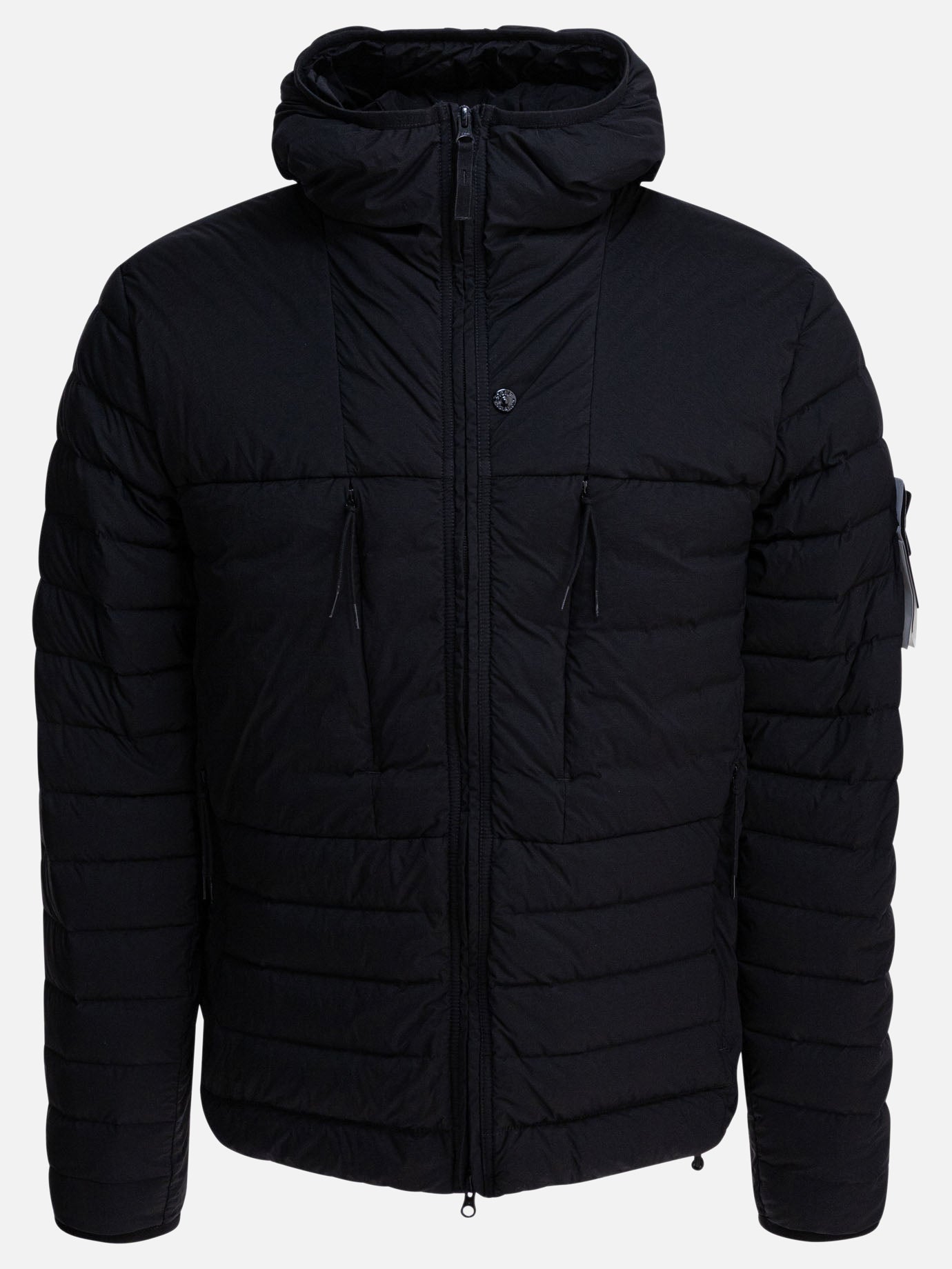 Piumini corti Solid colour  Nero - Stone Island Uomo | PDP | VIETTI Online Store | thumbnail