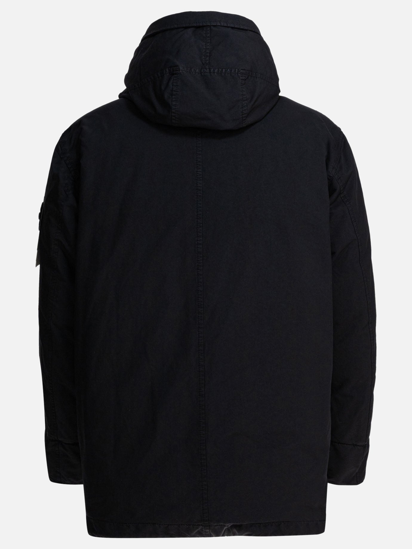 Piumini corti Logo  Nero - Stone Island Uomo | PDP | VIETTI Online Store | thumbnail_2