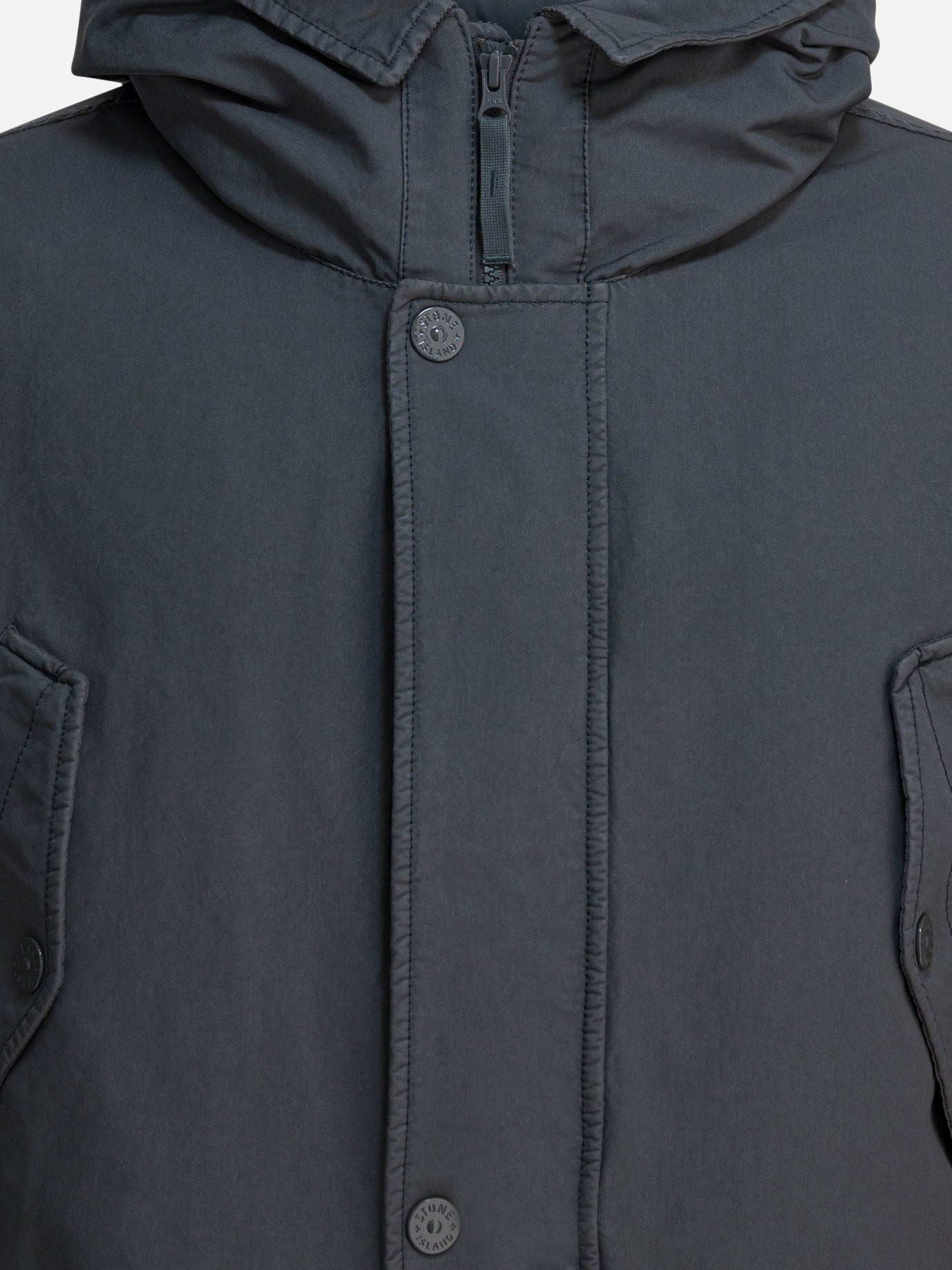 Parka Logo  Grigio - Stone Island Uomo | PDP | VIETTI Online Store | thumbnail_3