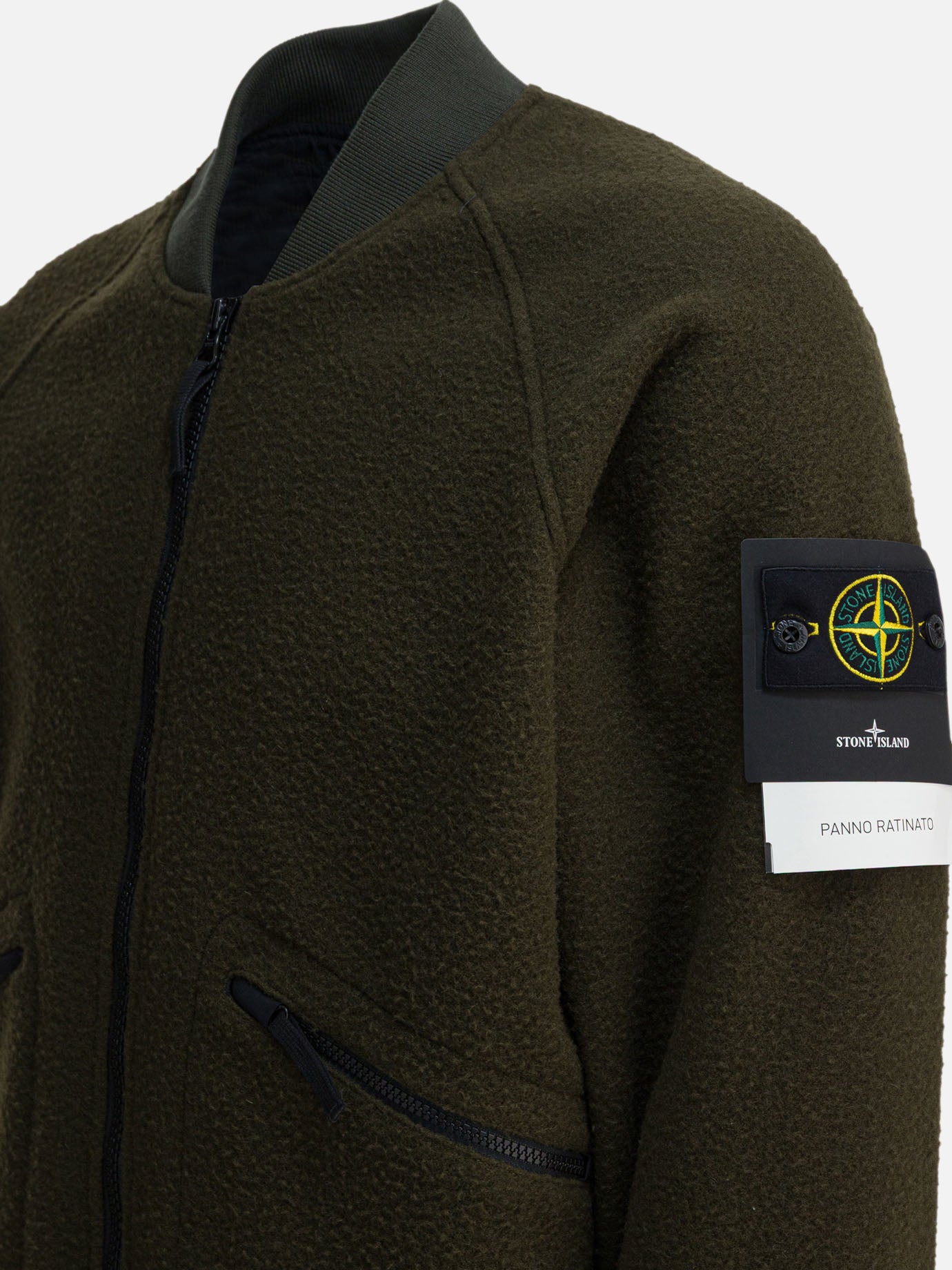 Bomber jackets Logo  Green - Stone Island Men | PDP | VIETTI Online Store | thumbnail_4