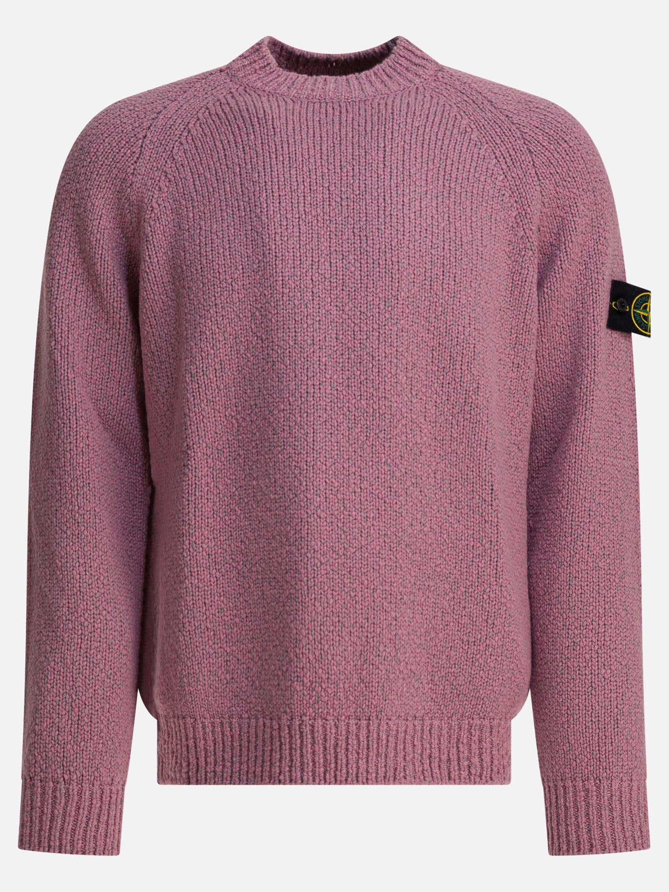Crewneck sweaters Solid colour  Pink - Stone Island Men | PDP | VIETTI Online Store | Zoom-Modal

