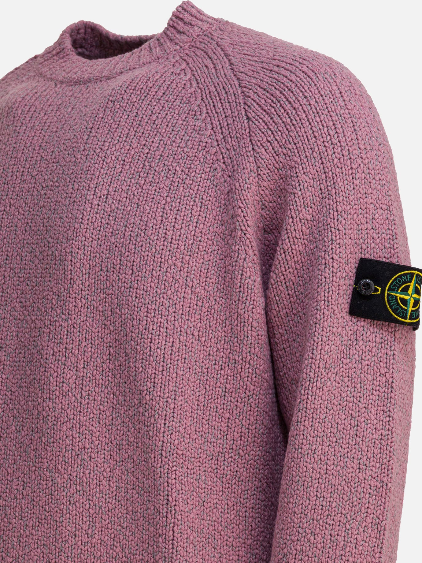 Crewneck sweaters Solid colour  Pink - Stone Island Men | PDP | VIETTI Online Store | Zoom-Modal_4
