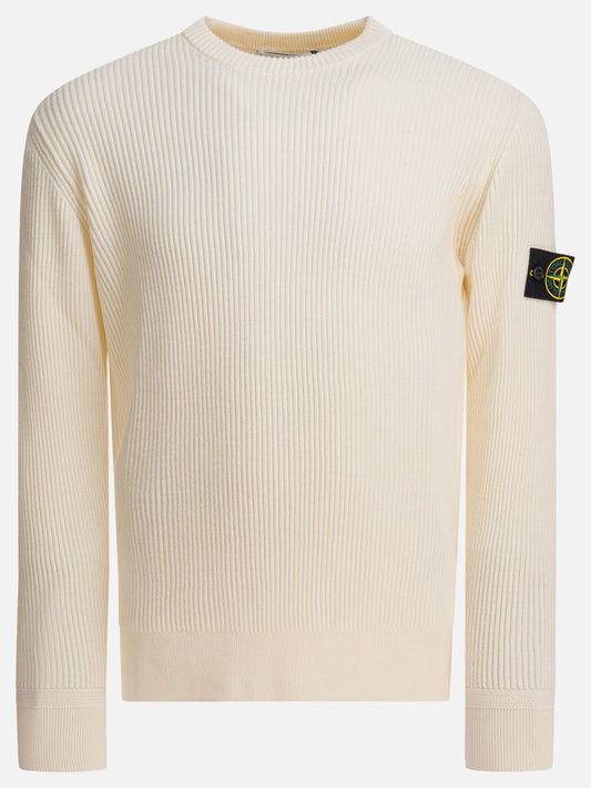 Crewneck sweaters Logo  White - Stone Island Men | PDP | VIETTI Online Store 
