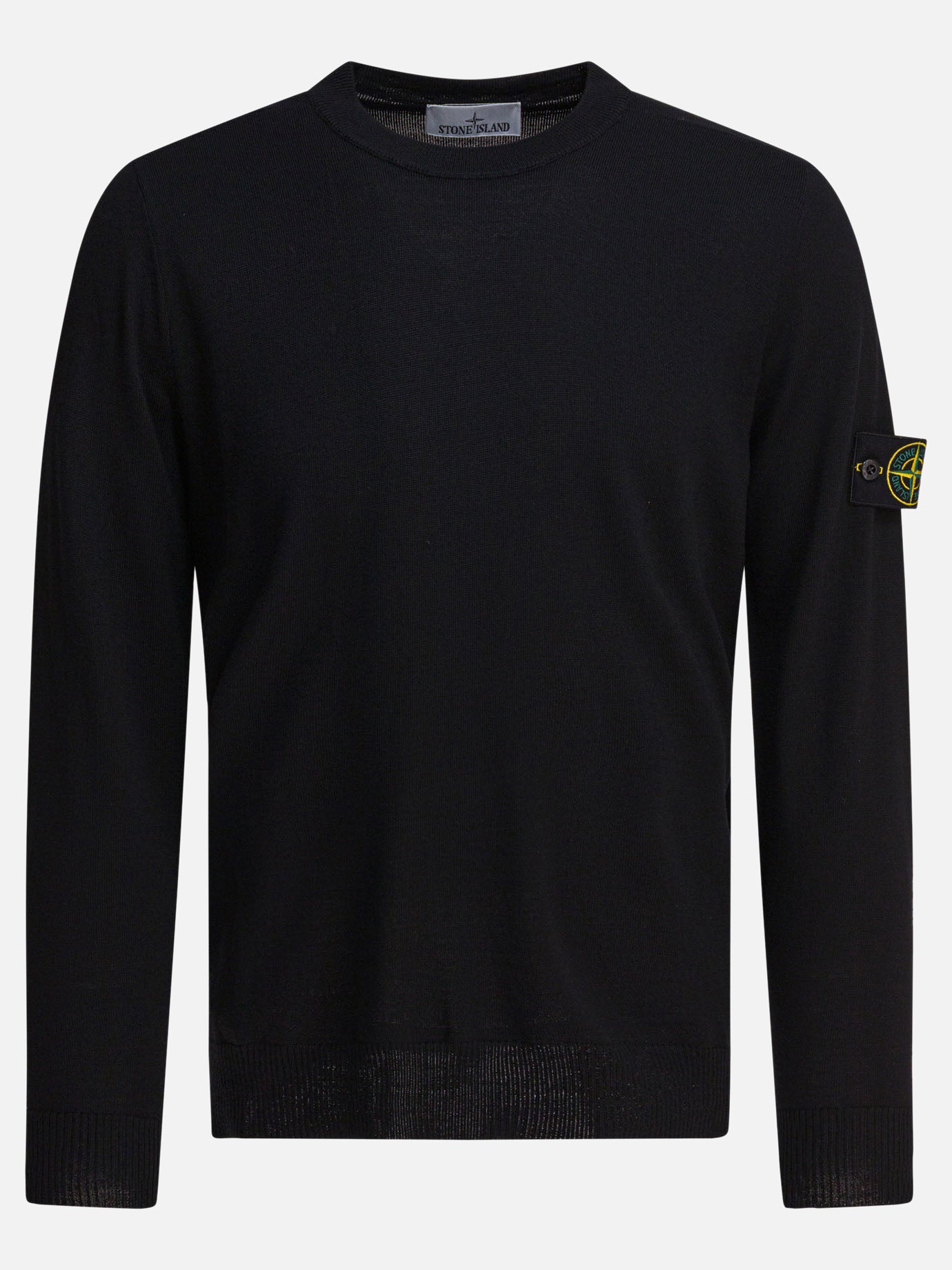 Crewneck sweaters Logo  Black - Stone Island Men | PDP | VIETTI Online Store | Zoom-Modal
