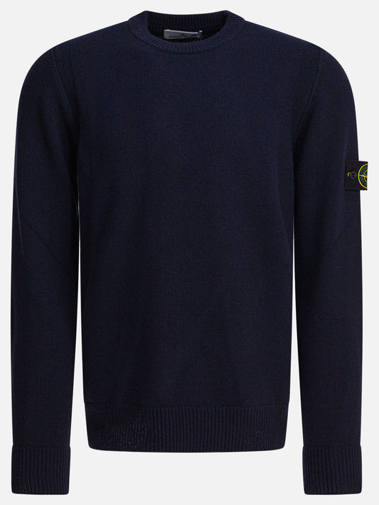 Crewneck sweaters Logo  Blue - Stone Island Men | PDP | VIETTI Online Store 
