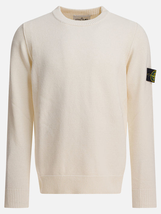 Crewneck sweaters Logo  White - Stone Island Men | PDP | VIETTI Online Store 
