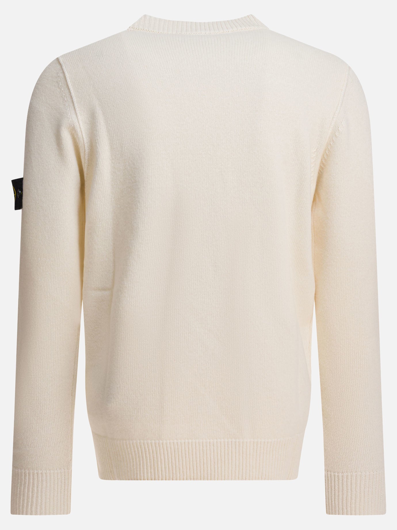Stone Island Wool crewneck sweater 29432737_M White thumbnail_2