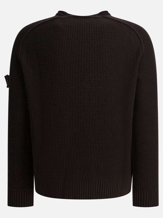 Crewneck sweaters Logo  Brown - Stone Island Men | PDP | VIETTI Online Store | 2
