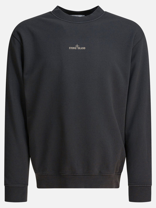Crewnecks Logo  Grey - Stone Island Men | PLP | VIETTI Online Store 
