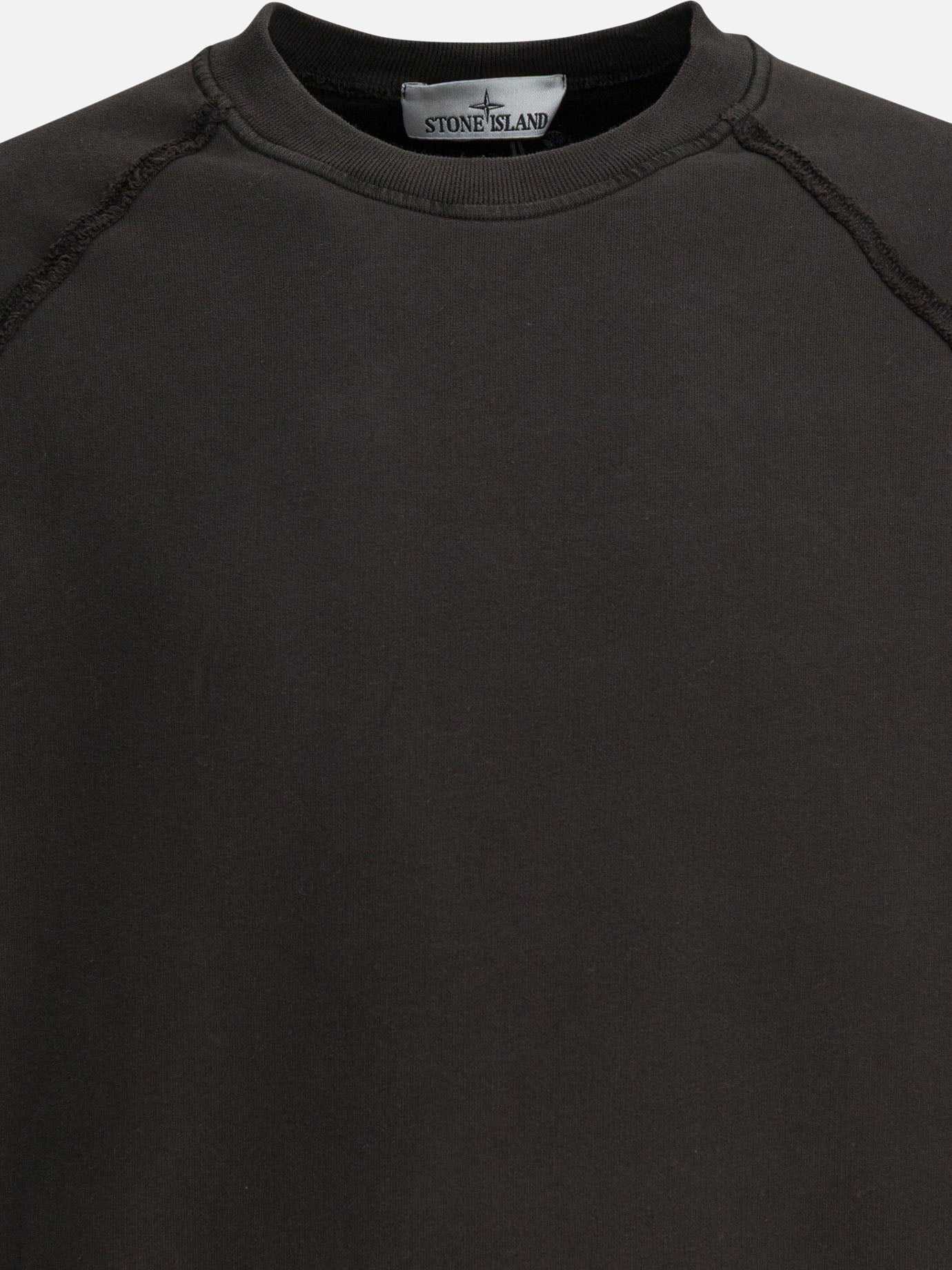 Felpe girocollo Logo  Grigio - Stone Island Uomo | PDP | VIETTI Online Store | thumbnail_3