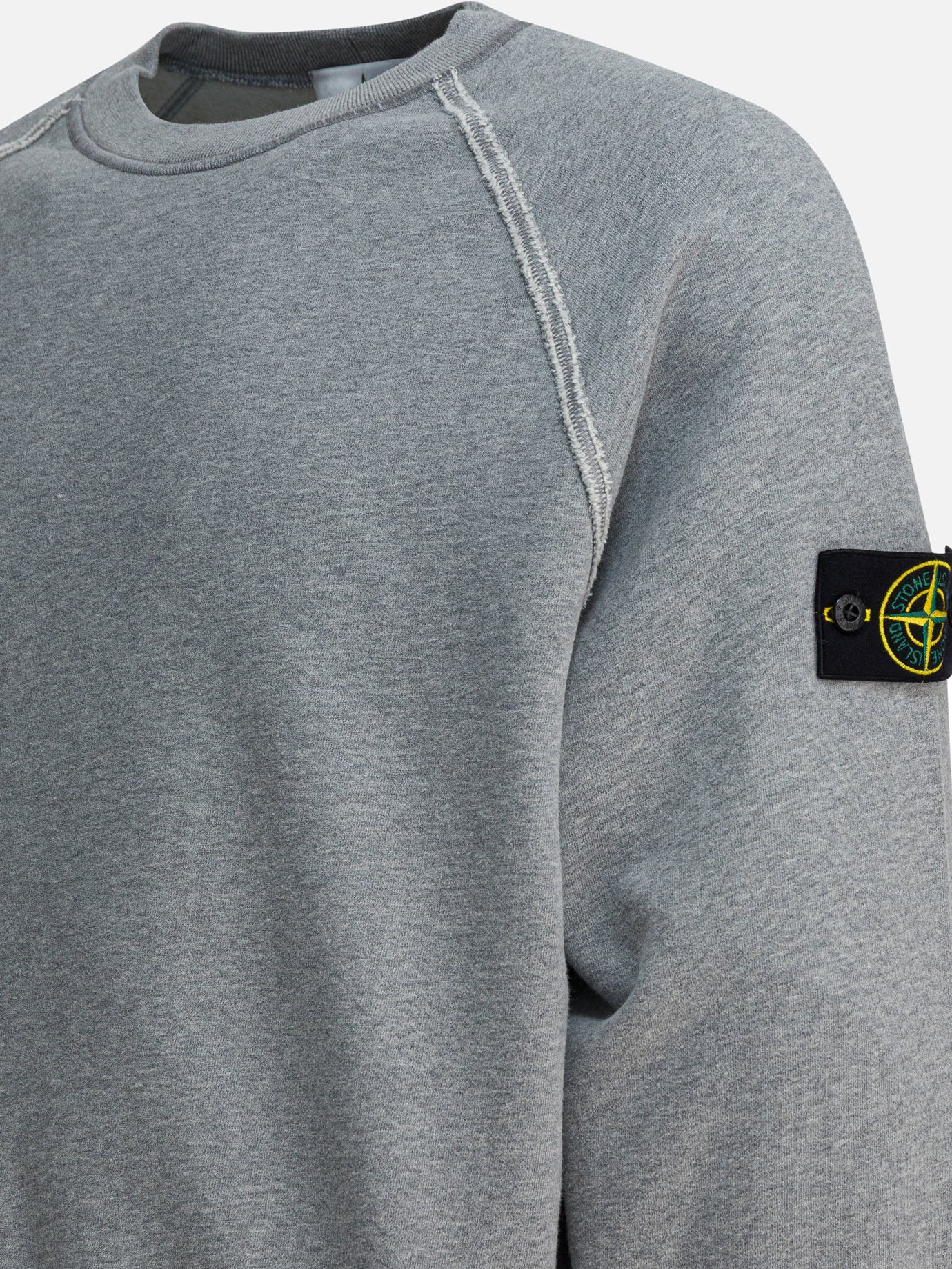 Felpe girocollo Logo  Grigio - Stone Island Uomo | PDP | VIETTI Online Store | Zoom-Modal_4
