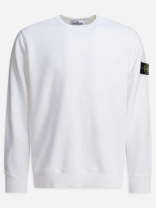 Crewnecks Logo  White - Stone Island Men | PLP | VIETTI Online Store 
