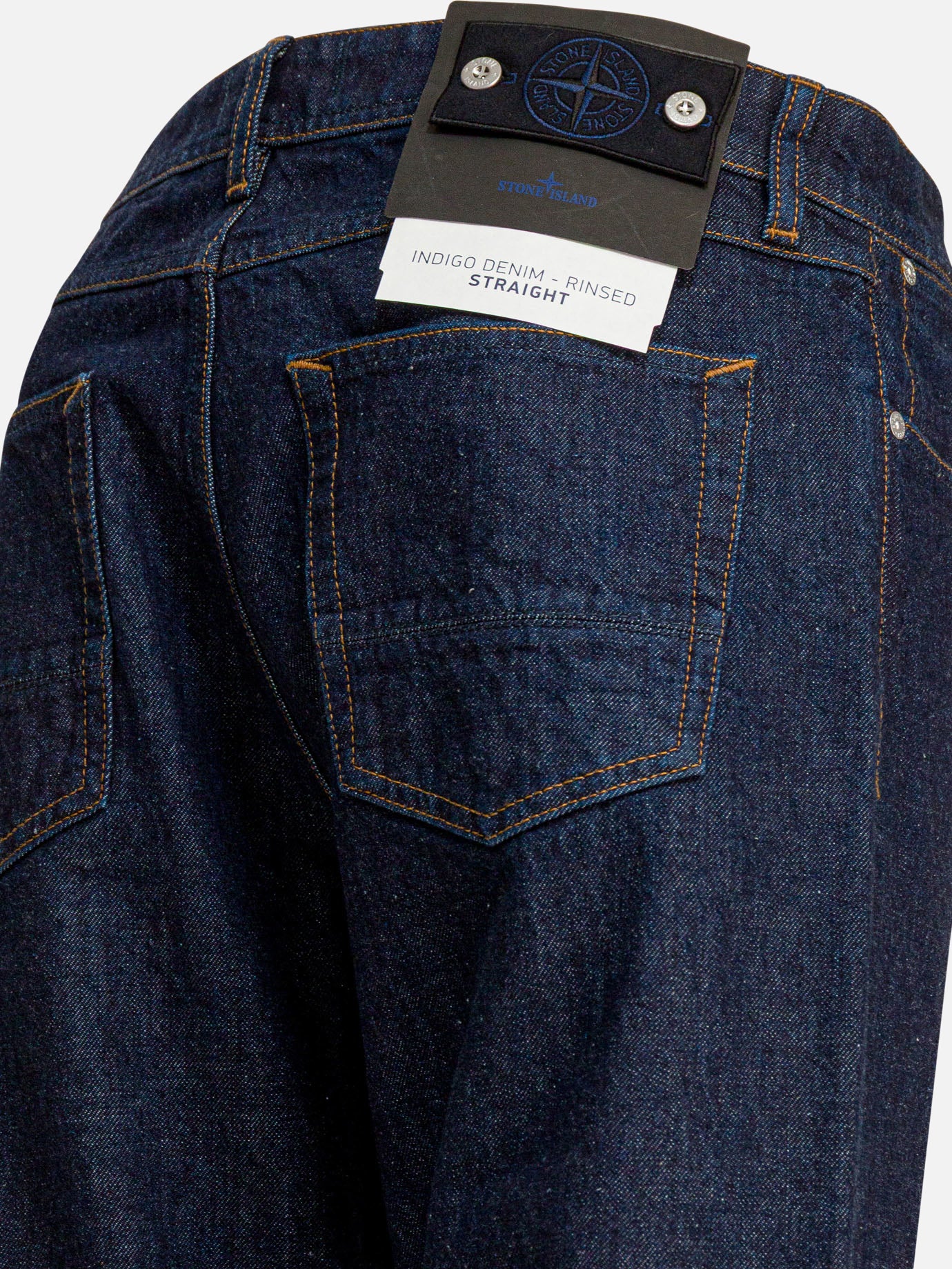 Jeans a gamba dritta Solid colour  Blu - Stone Island Uomo | PDP | VIETTI Online Store | Zoom-Modal_4
