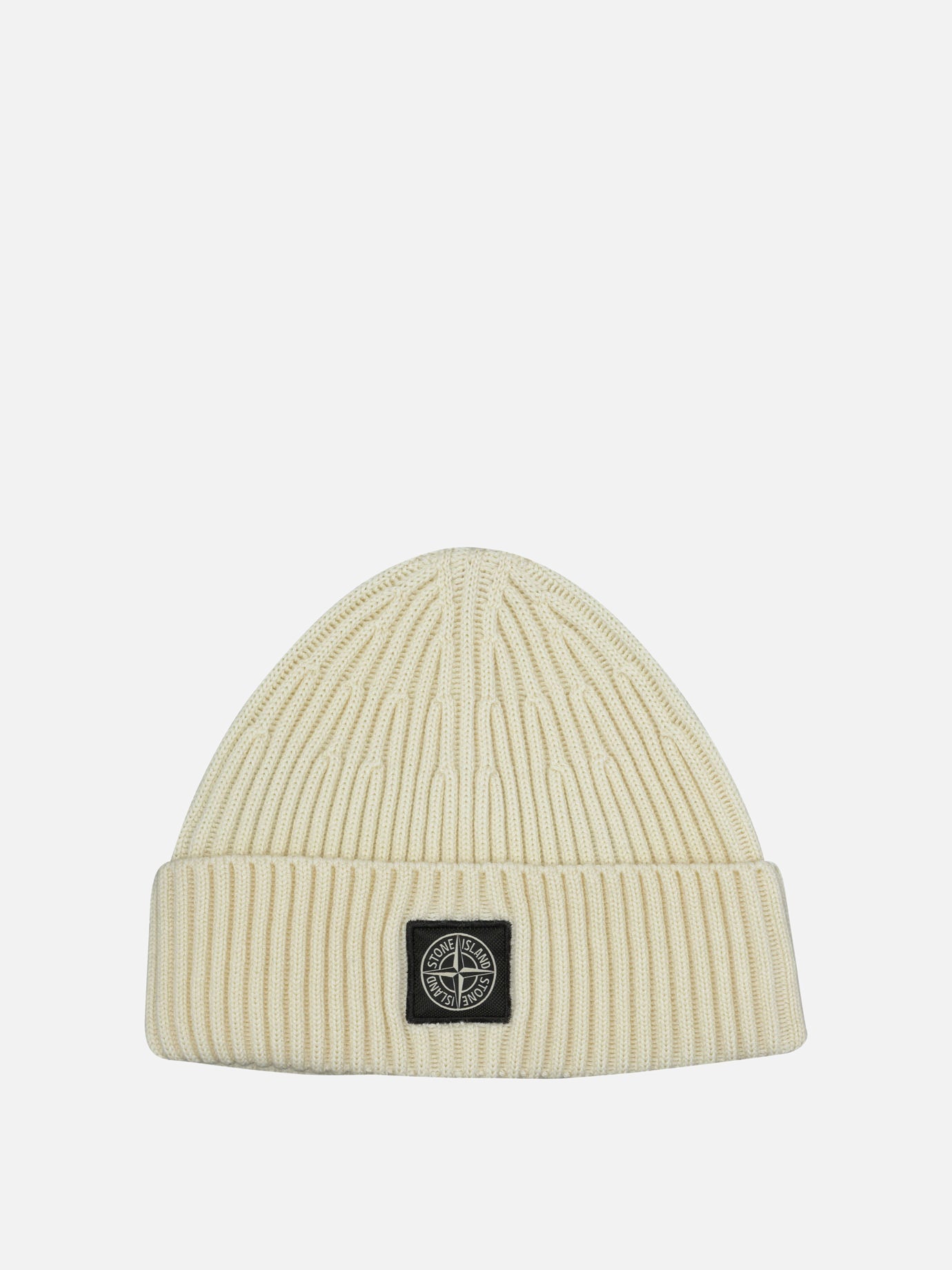 Beanies Logo  White - Stone Island Men | PDP | VIETTI Online Store | thumbnail
