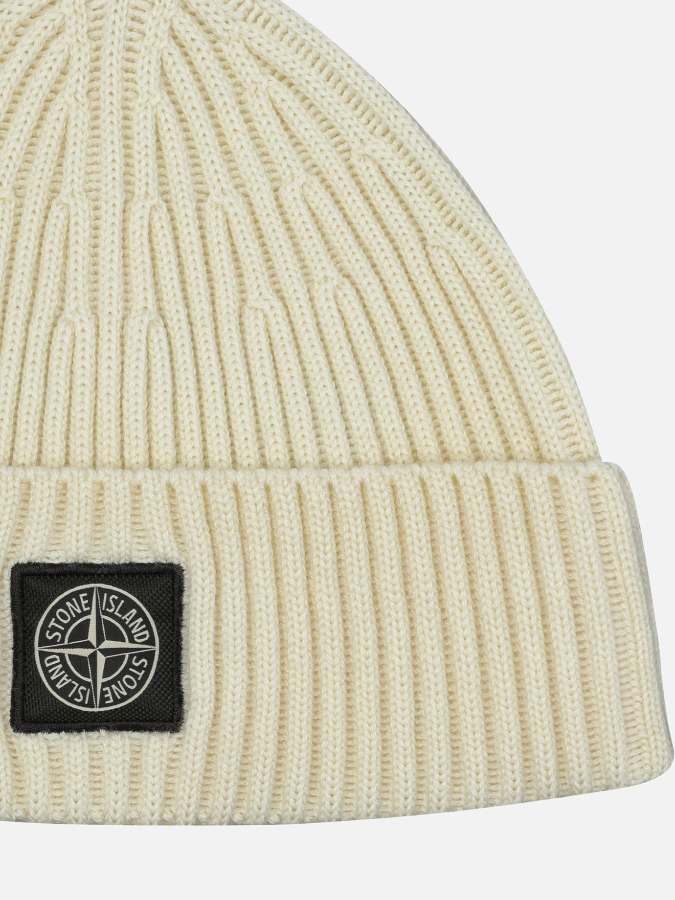 Beanies Logo  White - Stone Island Men | PDP | VIETTI Online Store | Zoom-Modal_3
