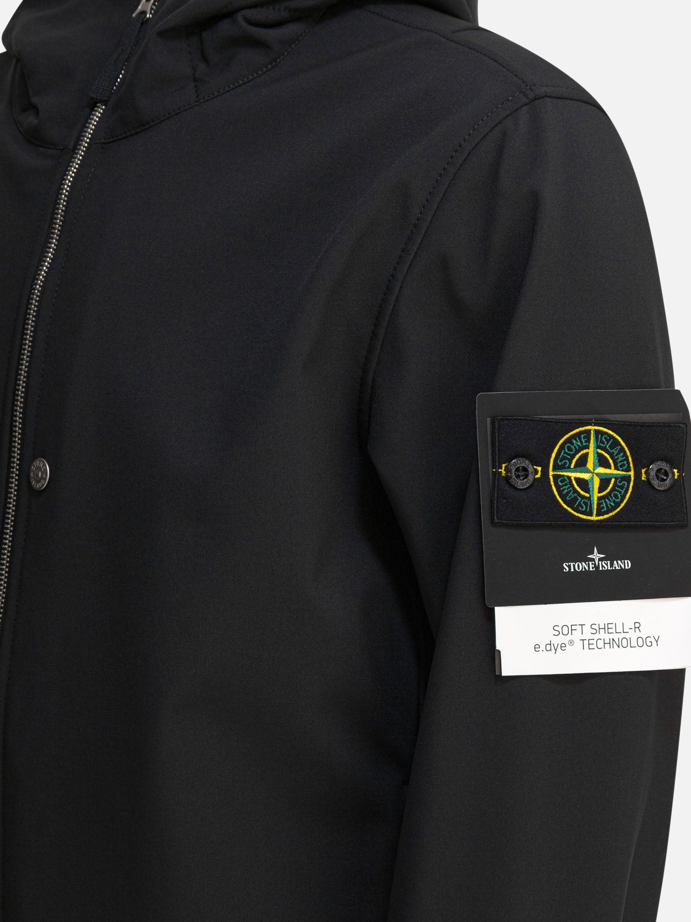Giacche leggere & Trapuntate Logo  Nero - Stone Island Uomo | PDP | VIETTI Online Store | thumbnail_4