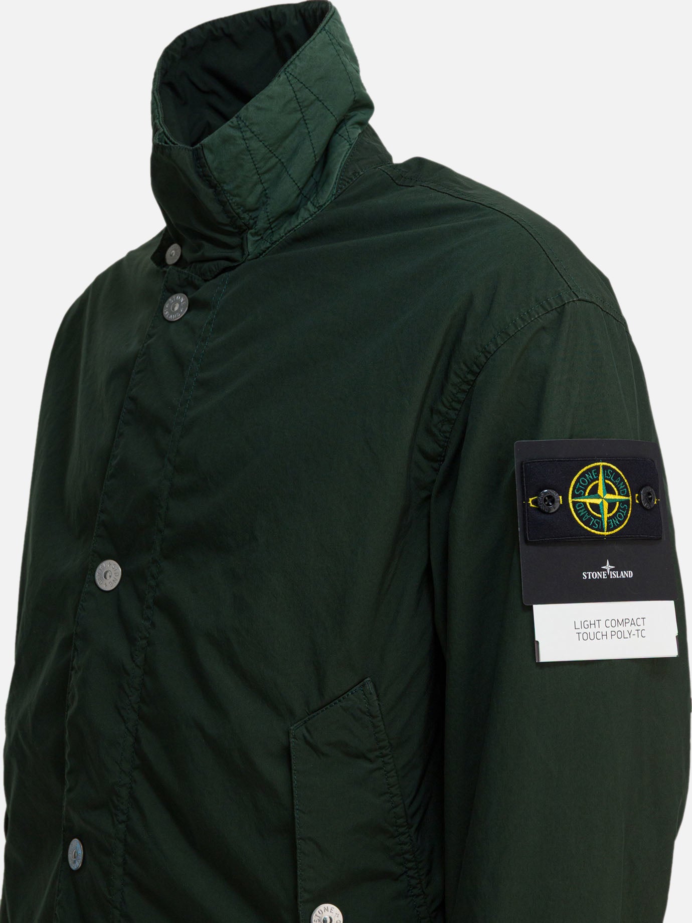 Giacche leggere & Trapuntate Logo  Verde - Stone Island Uomo | PDP | VIETTI Online Store | thumbnail_4