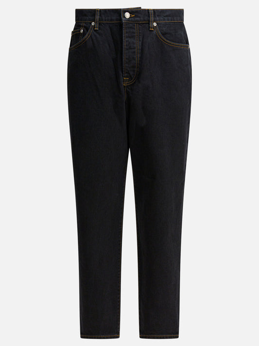 Jeans a gamba dritta Solid colour  Nero - Stüssy Uomo | PLP | VIETTI Online Store 
