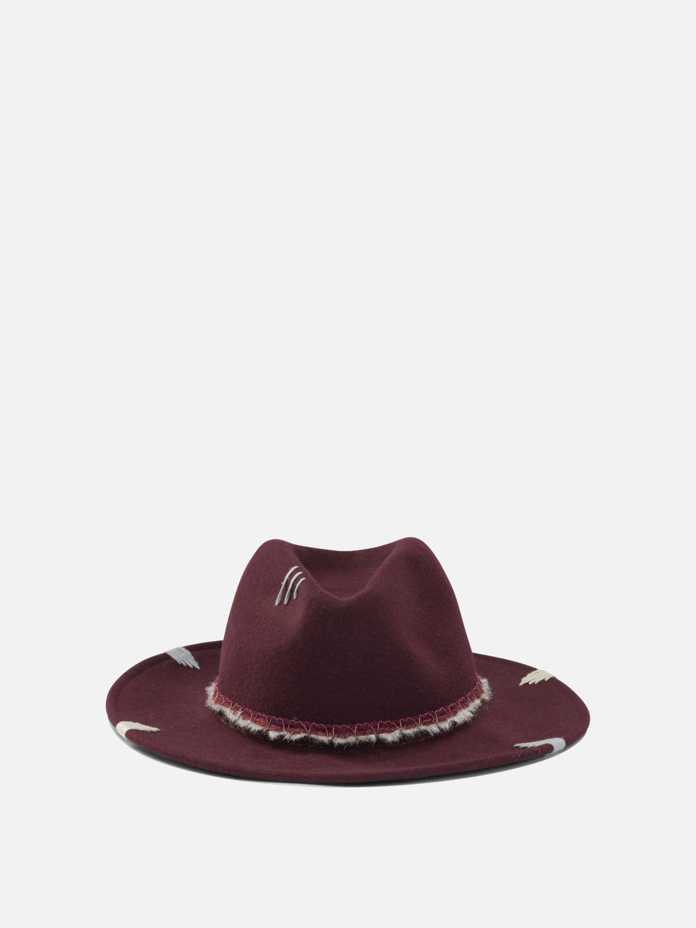 Cappelli classici 100% wool  Bordeaux - The Hat Gang Donna | PDP | VIETTI Online Store | thumbnail