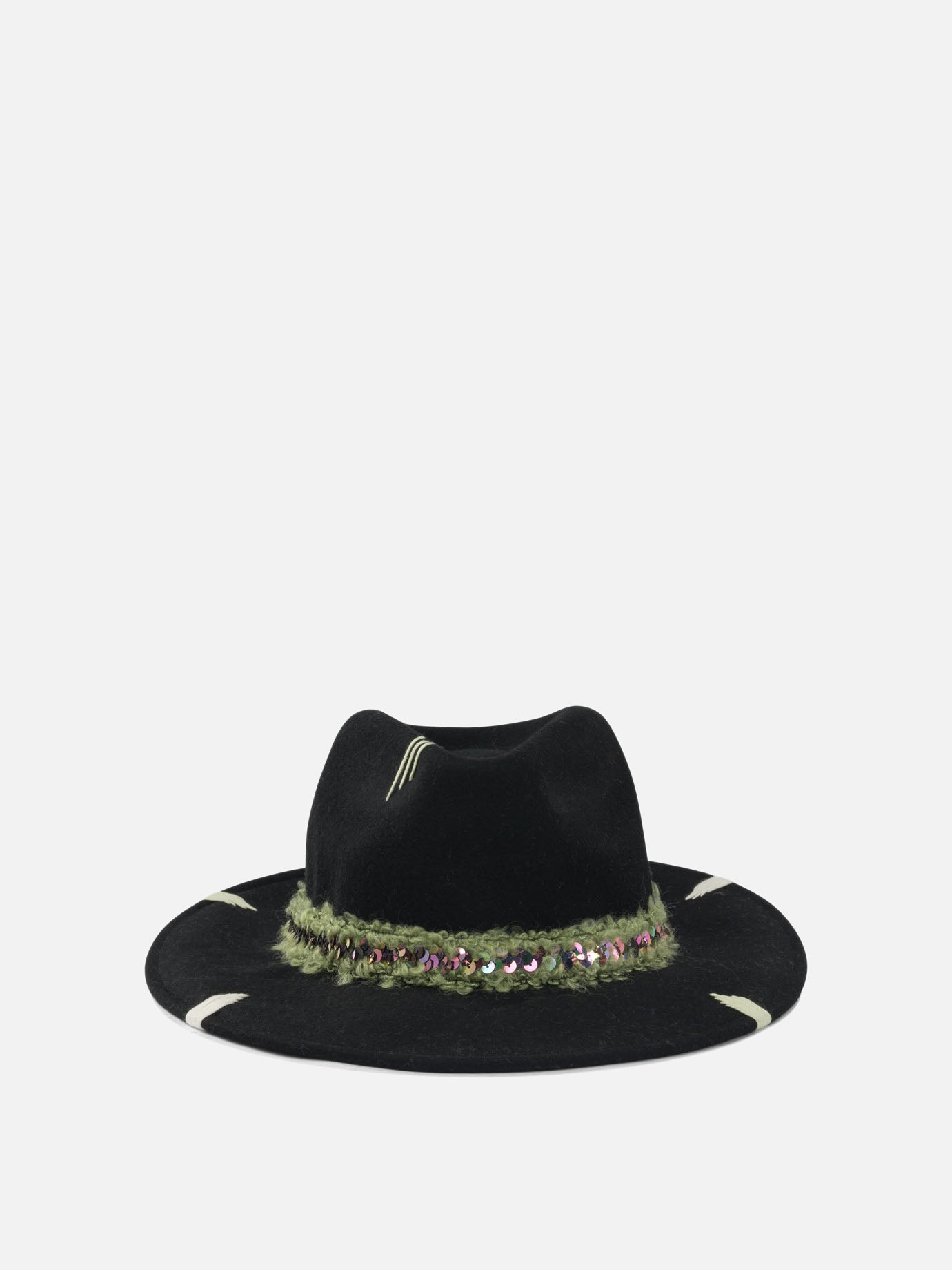 Cappelli classici 100% wool  Nero - The Hat Gang Donna | PDP | VIETTI Online Store | Zoom-Modal
