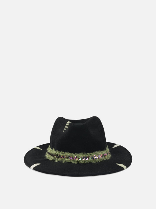 Cappelli classici 100% wool  Nero - The Hat Gang Donna | VIETTI Online Store 
