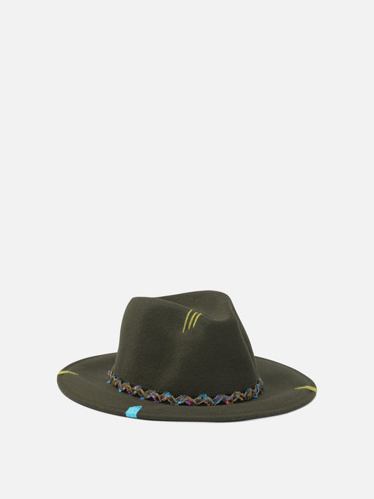 Cappelli classici 100% wool  Verde - The Hat Gang Donna | PDP | VIETTI Online Store | 2
