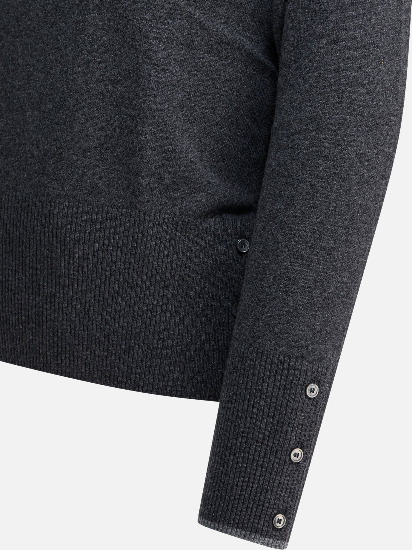 Polo shirts with buttons Logo  Black - Thom Browne Men | PDP | VIETTI Online Store | Zoom-Modal_4
