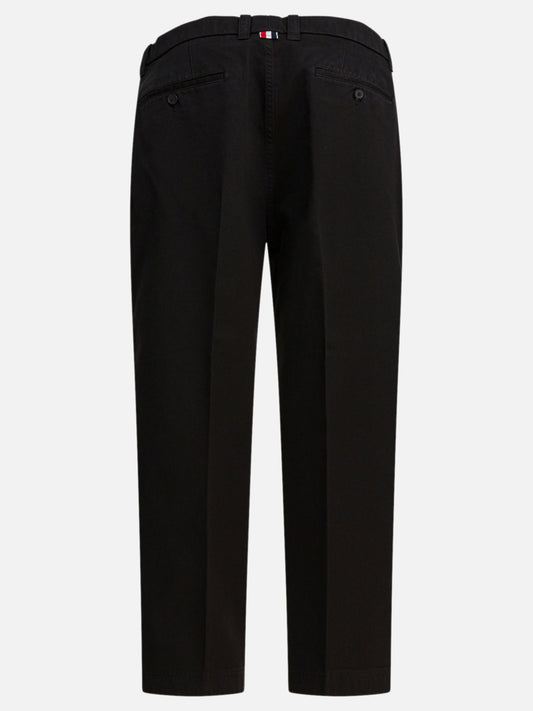 Leisure trousers Solid colour  Black - Thom Browne Men | PDP | VIETTI Online Store | 2
