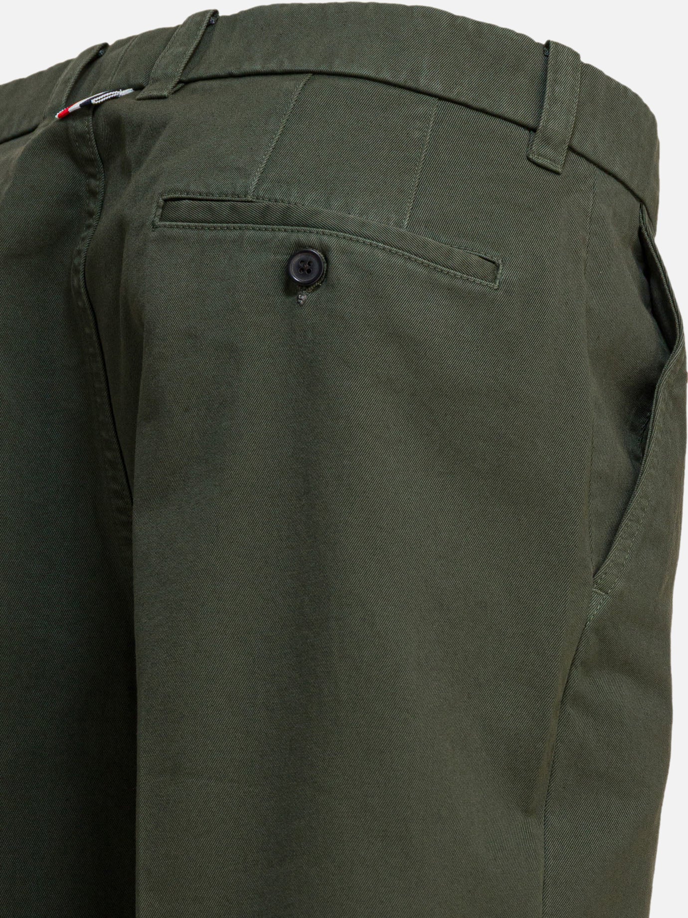 Leisure trousers Solid colour  Green - Thom Browne Men | PDP | VIETTI Online Store | Zoom-Modal_4
