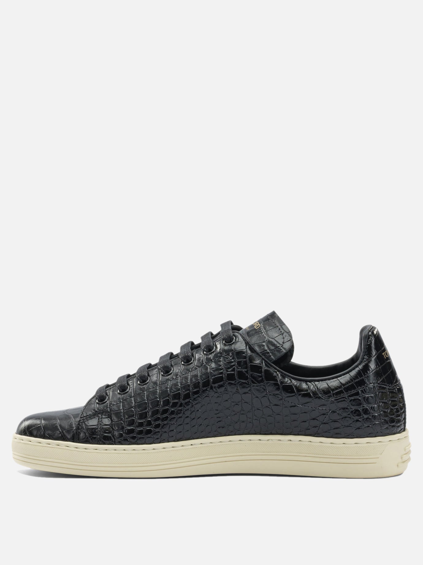 Low top sneakers 95% calf leather 5% brass - 100% rubber  Black - Tom Ford Men | PDP | VIETTI Online Store | Zoom-Modal_3

