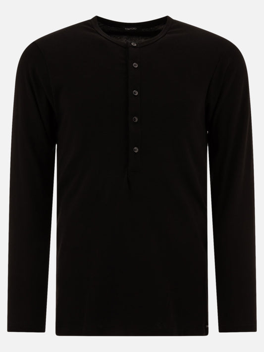 T-shirt intime Solid colour  Nero - Tom Ford Uomo | VIETTI Online Store 
