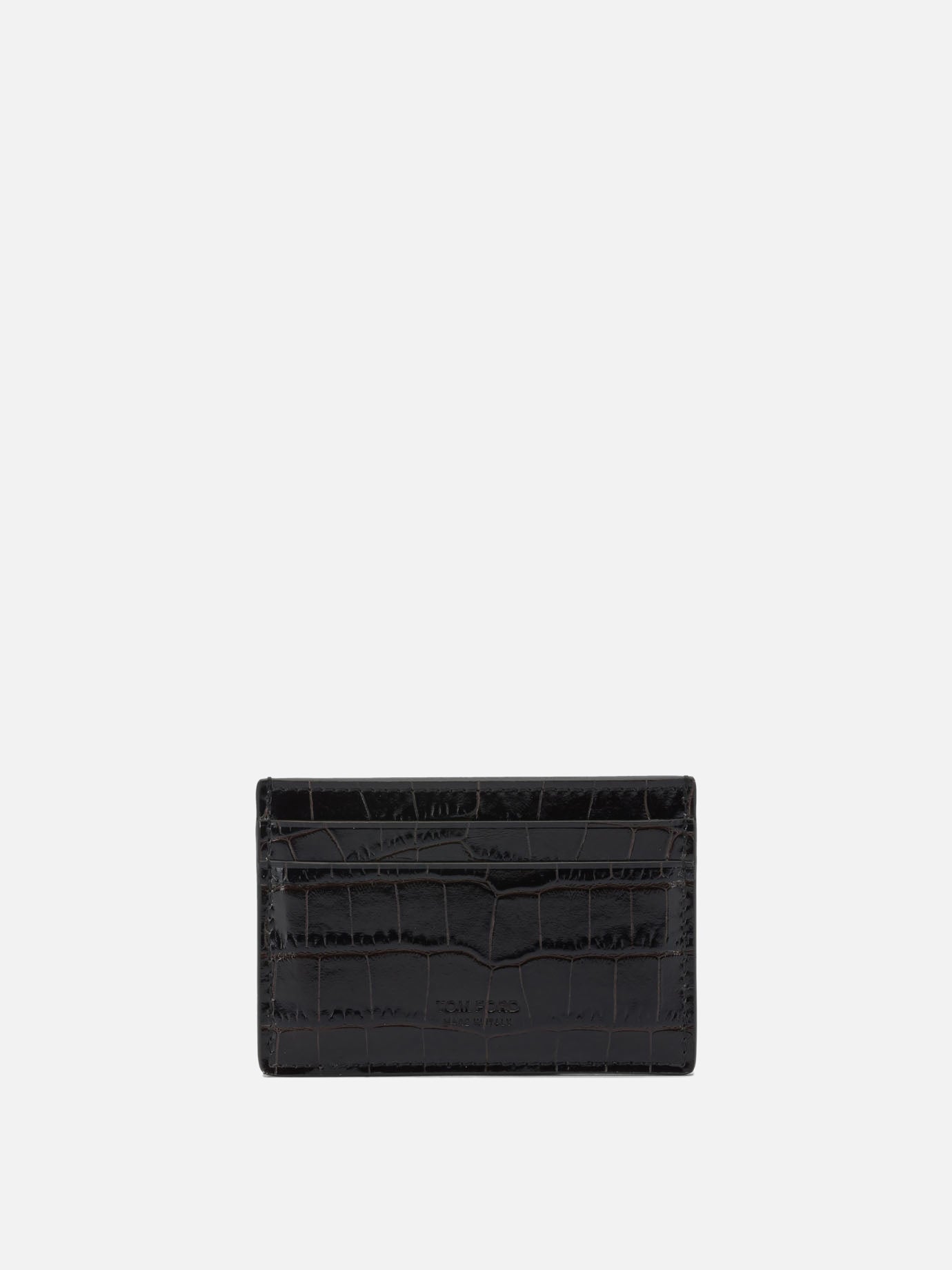 Portacarte 100% calf leather  Marrone - Tom Ford Uomo | PDP | VIETTI Online Store | Zoom-Modal
