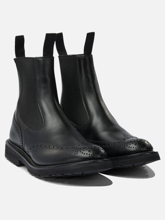 Stivaletti pull-on 100% leather - 100% rubber  Nero - Tricker's Uomo | VIETTI Online Store | 2
