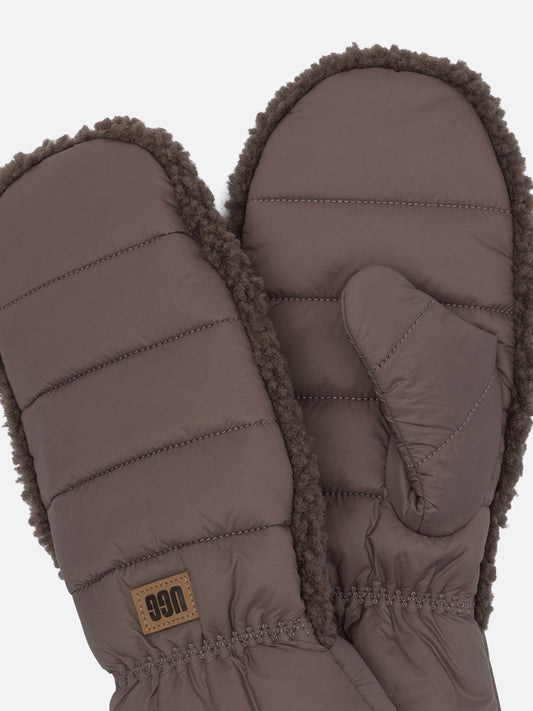 Casual gloves 100% recycled nylon - Lining: 100% polyester  Brown - Ugg Women | PLP | VIETTI Online Store | 2

