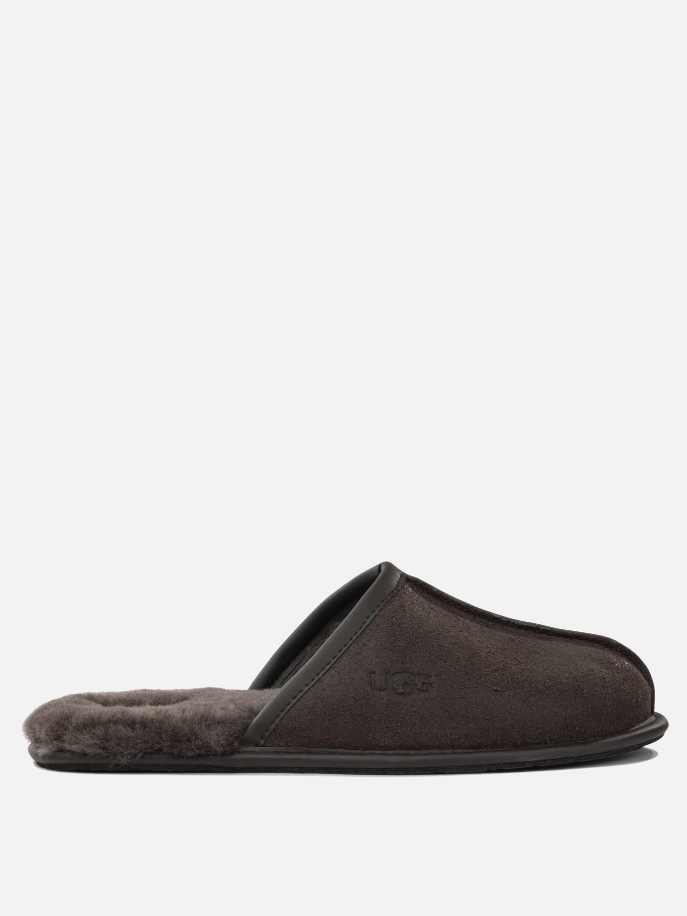 Slipper 100% leather - 100% rubber  Marrone - Ugg Uomo | PDP | VIETTI Online Store | thumbnail