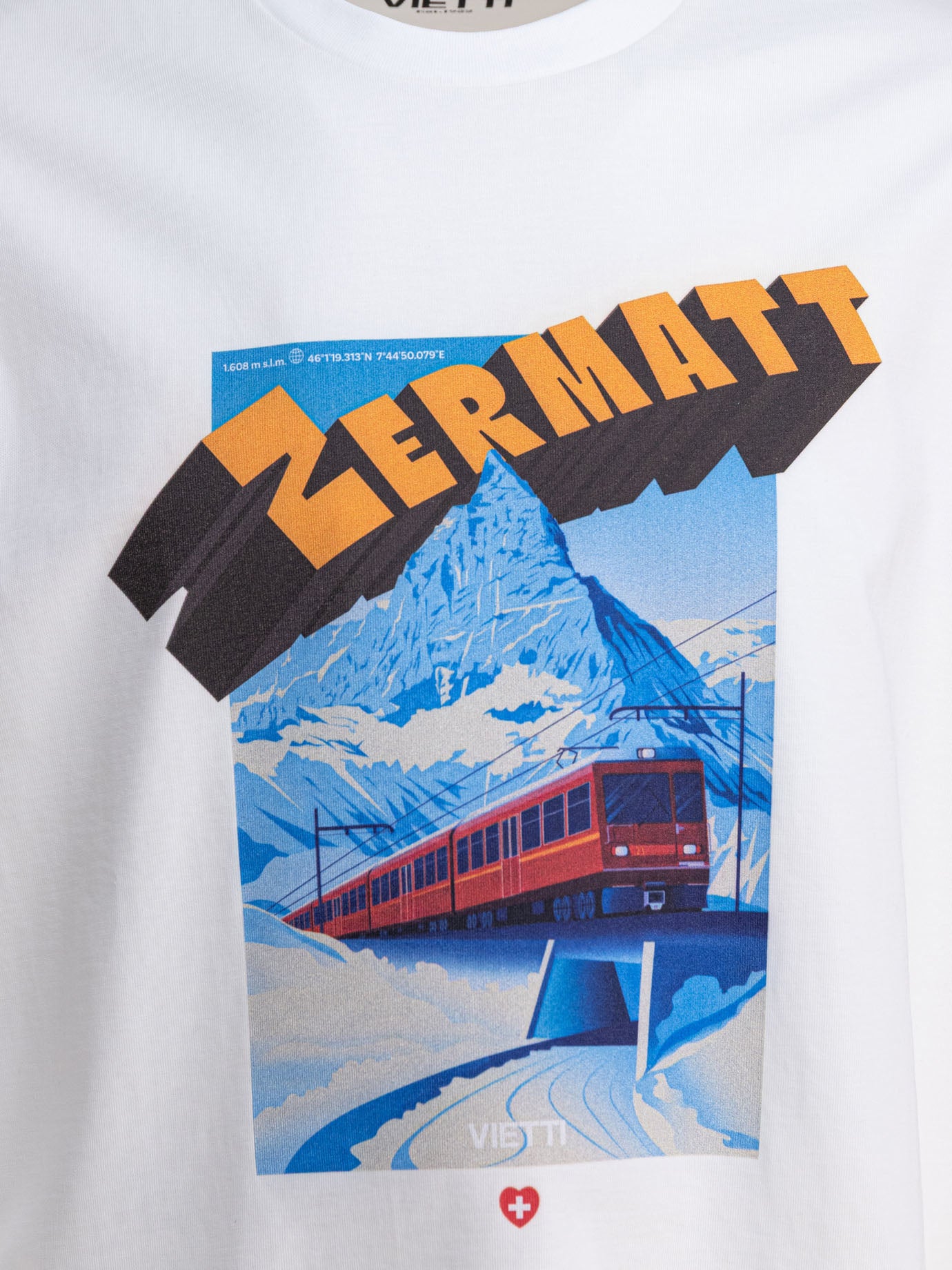 VIETTI Merchandise &quot;Zermatt&quot; crewneck T-shirt 20226185_S White thumbnail_3