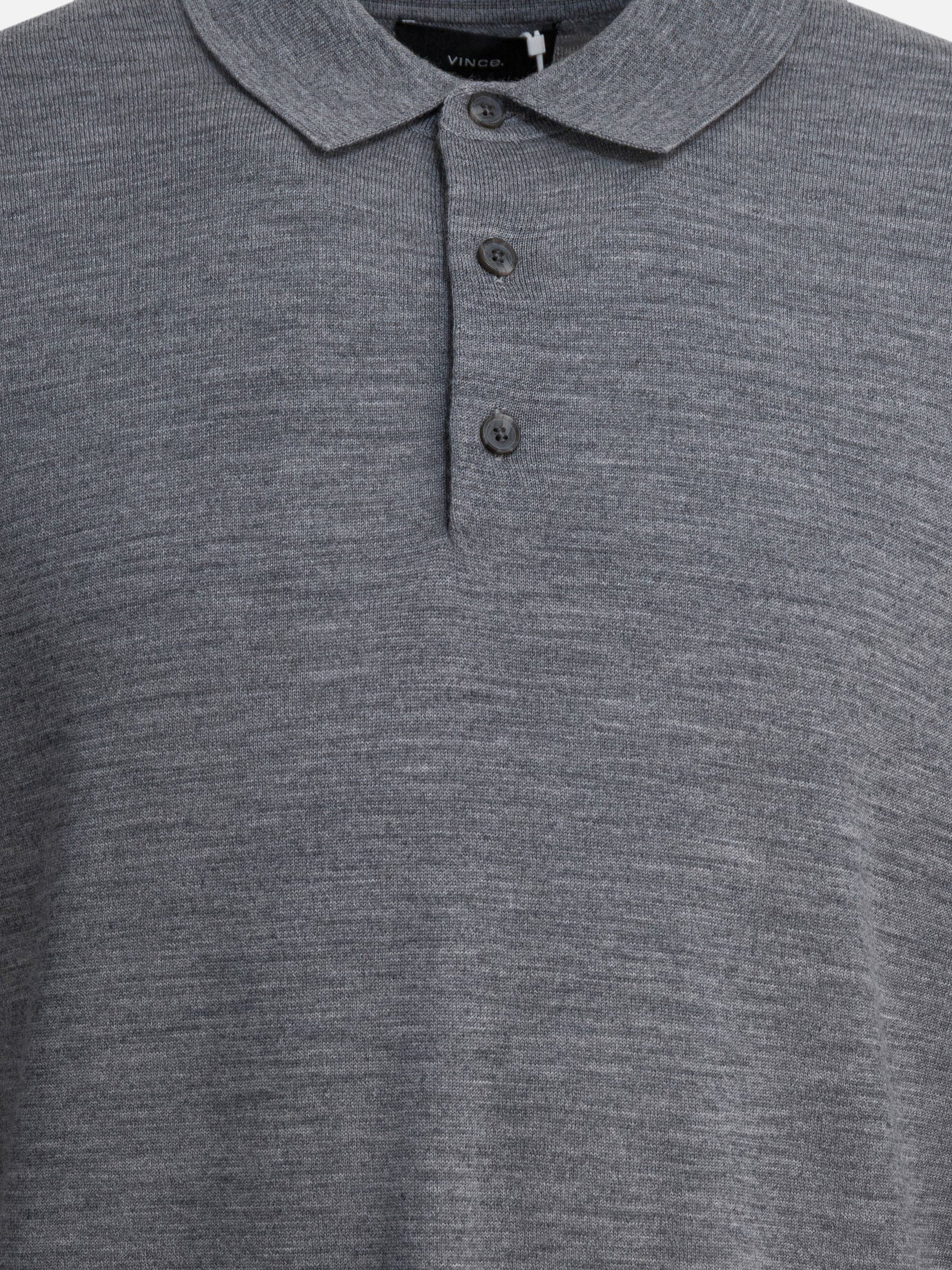 Polo shirts with buttons Solid colour  Grey - Vince Men | PDP | VIETTI Online Store | Zoom-Modal_3
