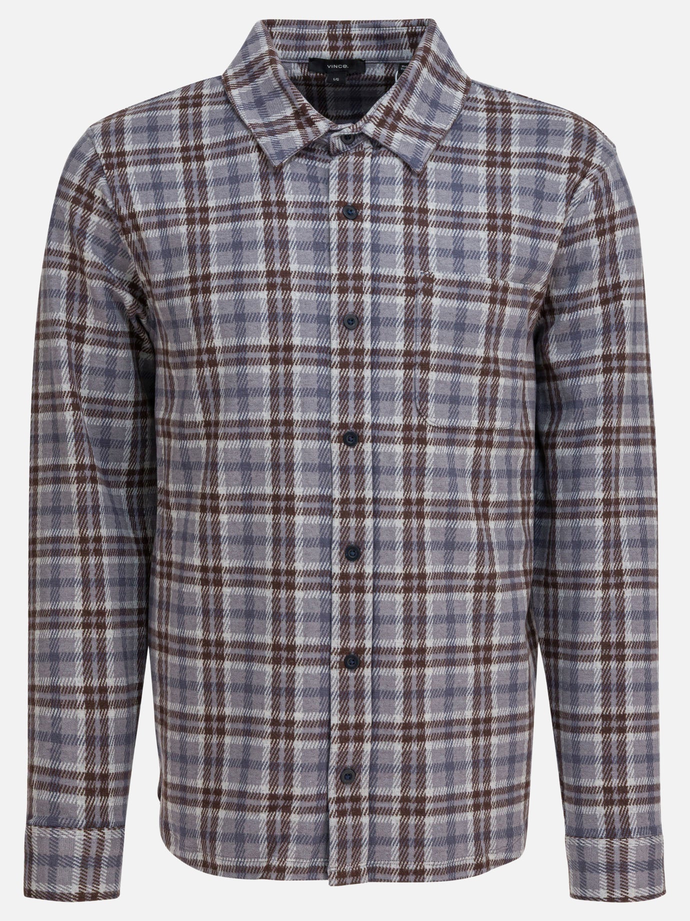 Giacche overshirt Plaid  Grigio - Vince Uomo | PDP | VIETTI Online Store | Zoom-Modal

