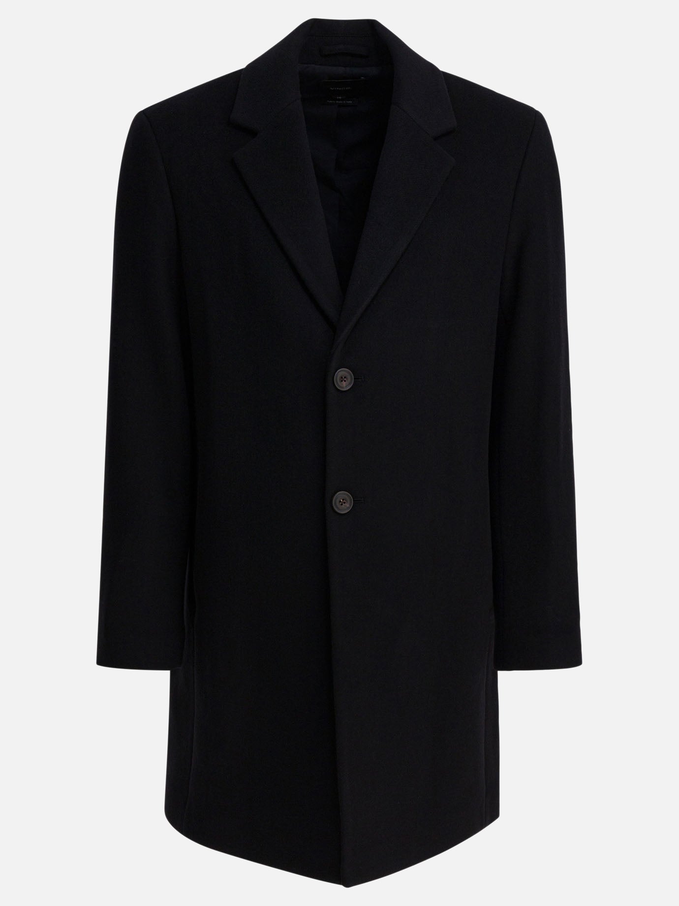 Long coats Solid colour  Black - Vince Men | PDP | VIETTI Online Store | Zoom-Modal
