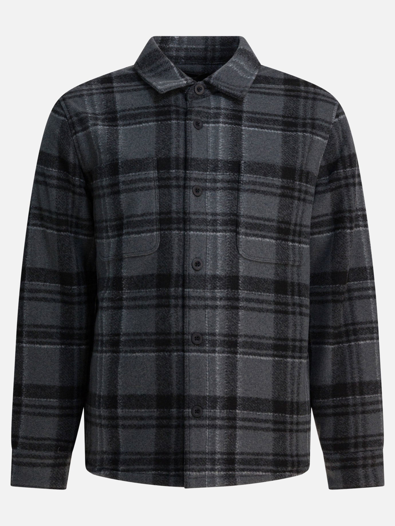 Giacche overshirt Check  Grigio - Vince Uomo | PDP | VIETTI Online Store | thumbnail