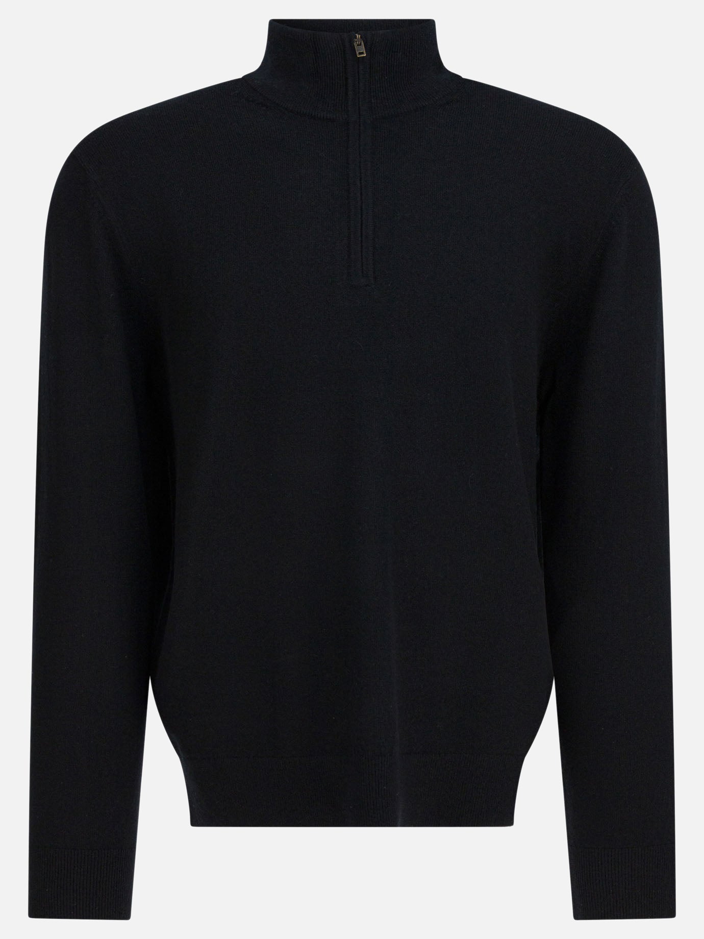 Half zip sweaters Solid colour  Black - Vince Men | PDP | VIETTI Online Store | thumbnail