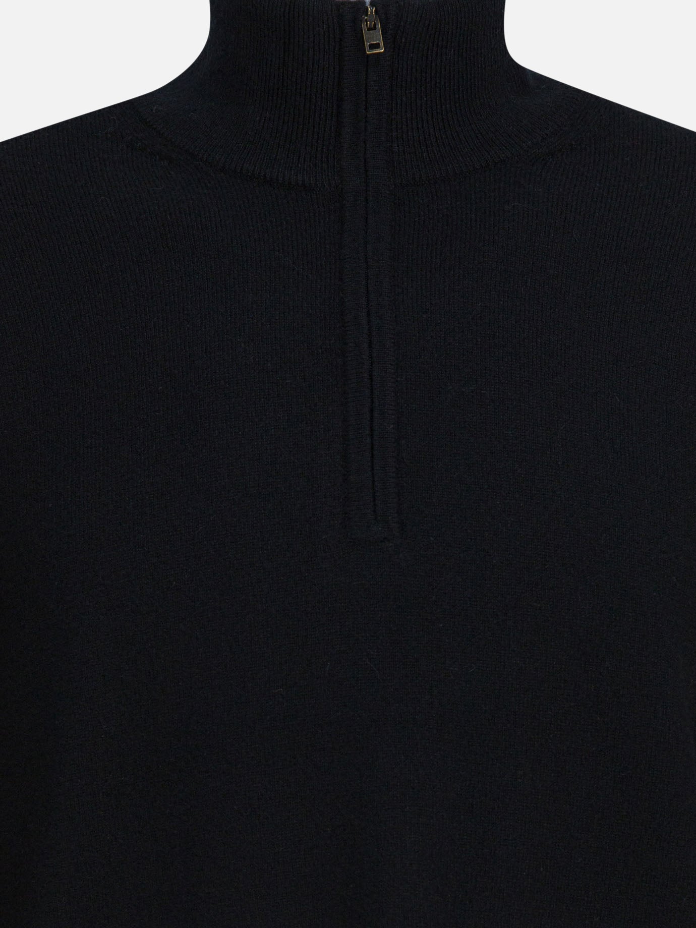 Half zip sweaters Solid colour  Black - Vince Men | PDP | VIETTI Online Store | thumbnail_3