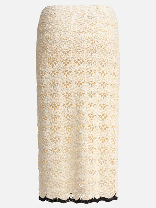 Gonne midi Solid colour  Beige - Zimmermann Donna | PLP | VIETTI Online Store | 2
