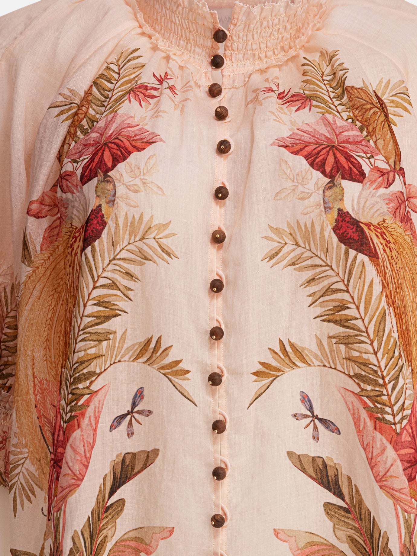 Casual shirts Floral  Beige - Zimmermann Women | PDP | VIETTI Online Store | thumbnail_4