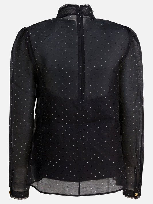 Bluse Polka dots  Nero - Zimmermann Donna | PDP | VIETTI Online Store | 2
