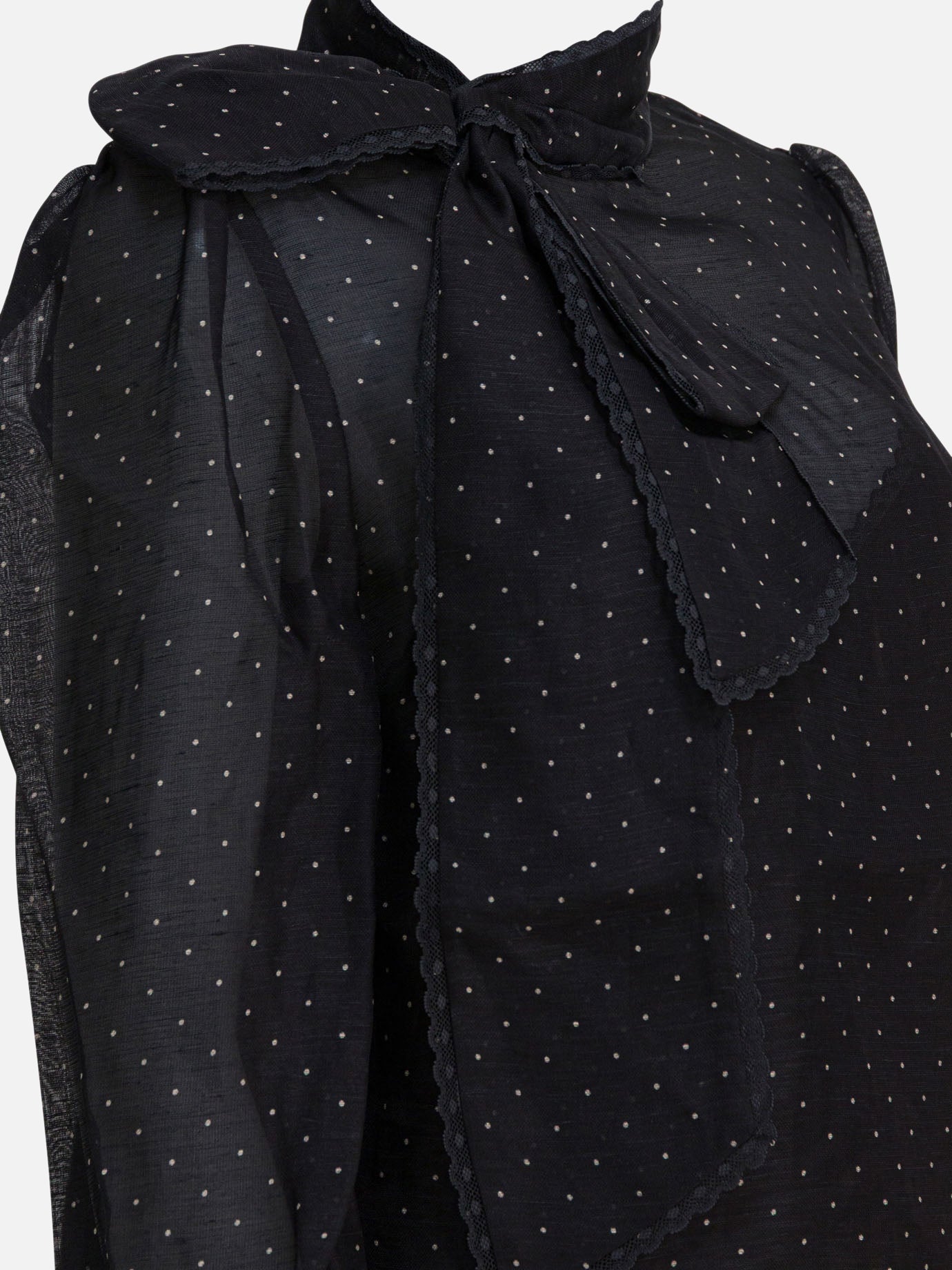 Bluse Polka dots  Nero - Zimmermann Donna | PDP | VIETTI Online Store | thumbnail_4